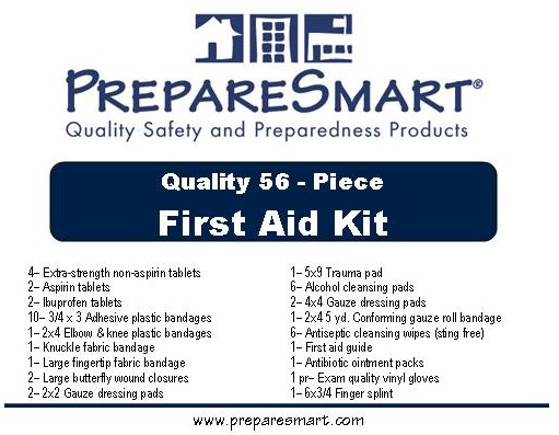 60 Piece First Aid Kit